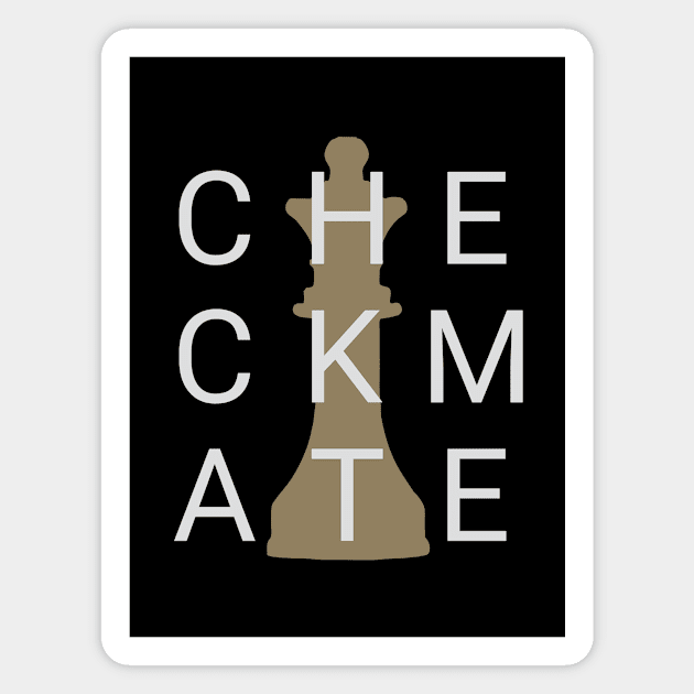 Checkmate - Queen Magnet by ORENOB